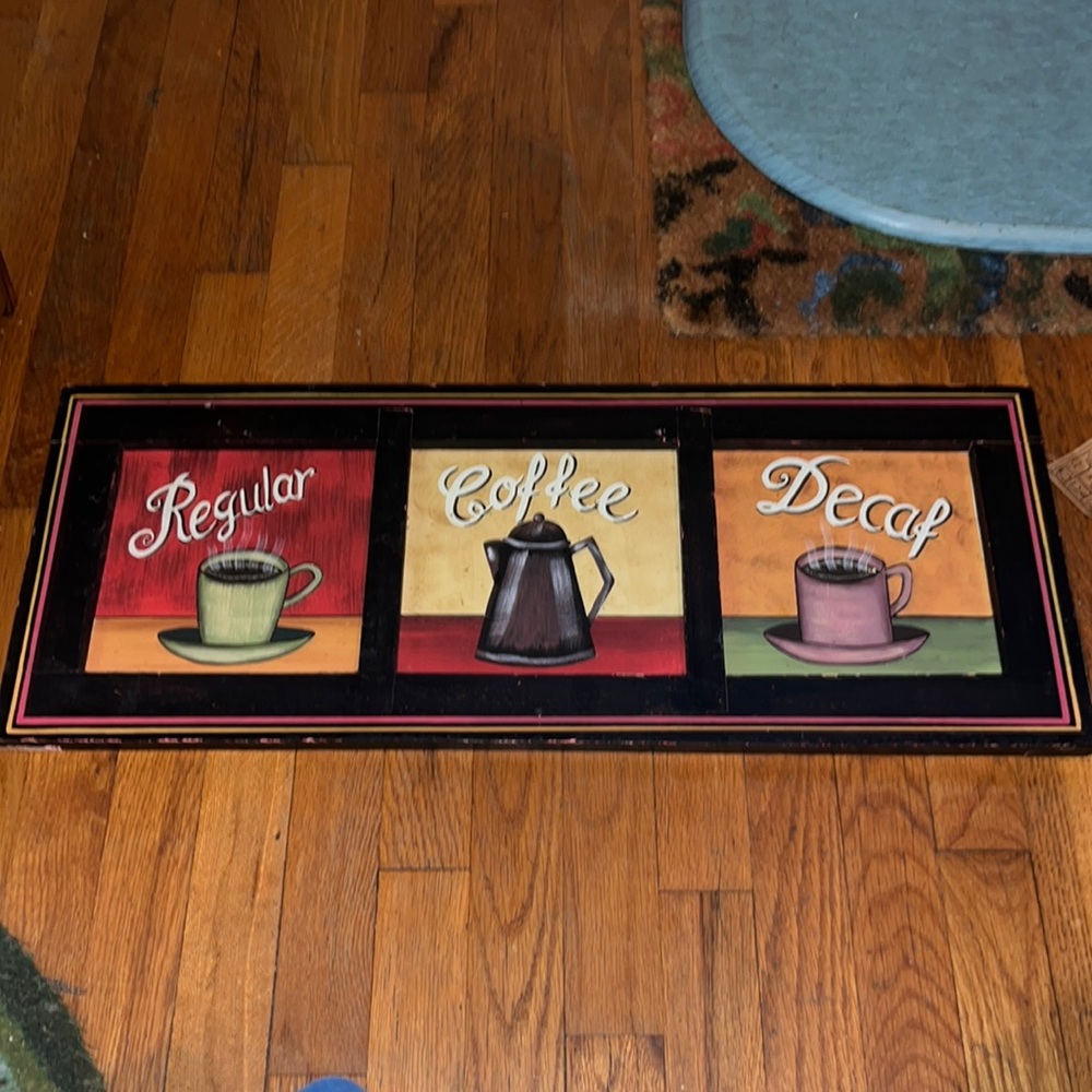 3 Framed Coffee Artwork